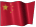 Small animated Chinese flag clip art for a white background