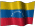 Small animated Venezuelan flag clip art for a white background