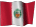 Small animated Peruvian flag clip art for a white background