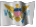 Small animated Virgin Islander flag clip art for a white background