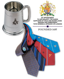 By Appointment to Her Majesty the Queen Suppliers of Gold Laces Insignia and Embroidery